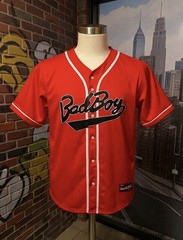 Bad Boy Biggie 72 XL Red Baseball Jersey Rapper