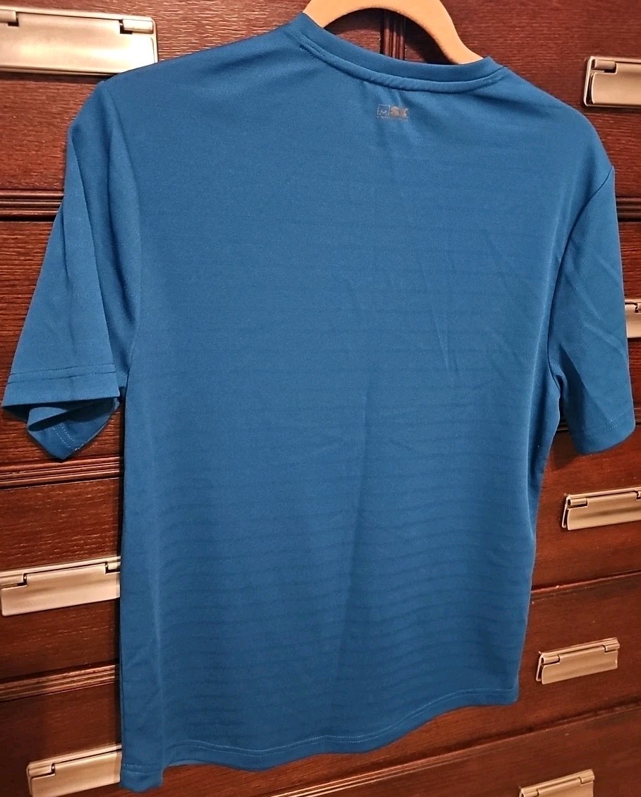 MSX By MICHAEL STRAHAN T-SHIRT MEN'S SZ S BLUE SHORT SLEEVES PULLOVER WORKOUT gallery
