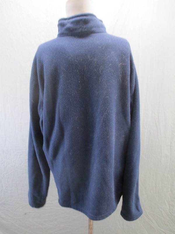 The North Face Size XL Mens Blue 1/4 Zip Sherpa Lined Outdoor Logo Pull Over 170 gallery