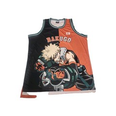 Bakugo My Hero Academia 2022 Basketball Jersey Xl