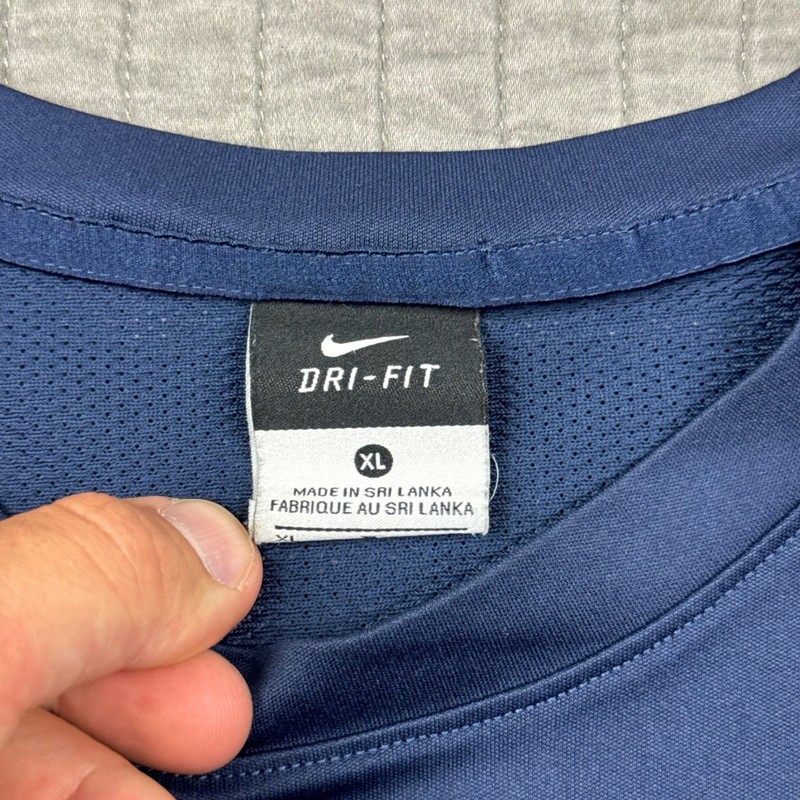 Nike Dri-FIT Soccer Jersey Mens XL Blue Training Sportswear Athletic Active Gym gallery