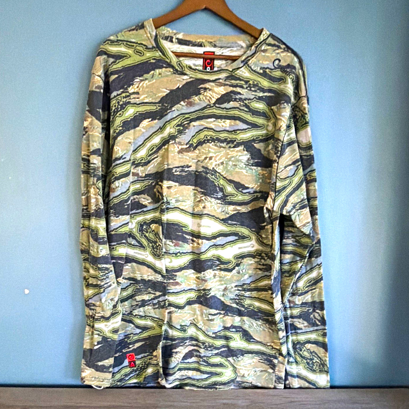 Origin Origin FX Field Explore Alpha Camo Long Sleeve Crew Neck T-Shirt XL USA gallery