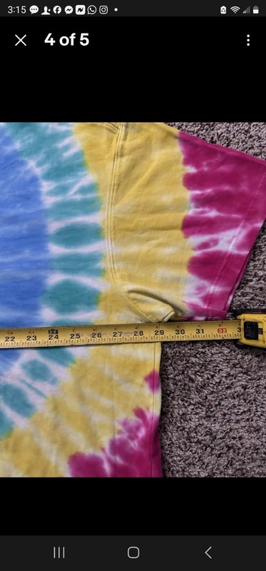 NIKE VIBE TIE DYE LOOSE OVERSIZED FIT HIGHER TEE MULTI-COLOR BQ1031 100 XXL MINT gallery