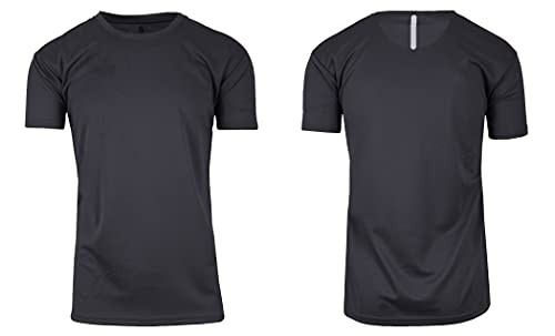 GALAXY BY HARVIC MEN'S PERFORMANCE ACTIVE SHORT SLEEVE & MUSCLE TEE - SIZE L gallery