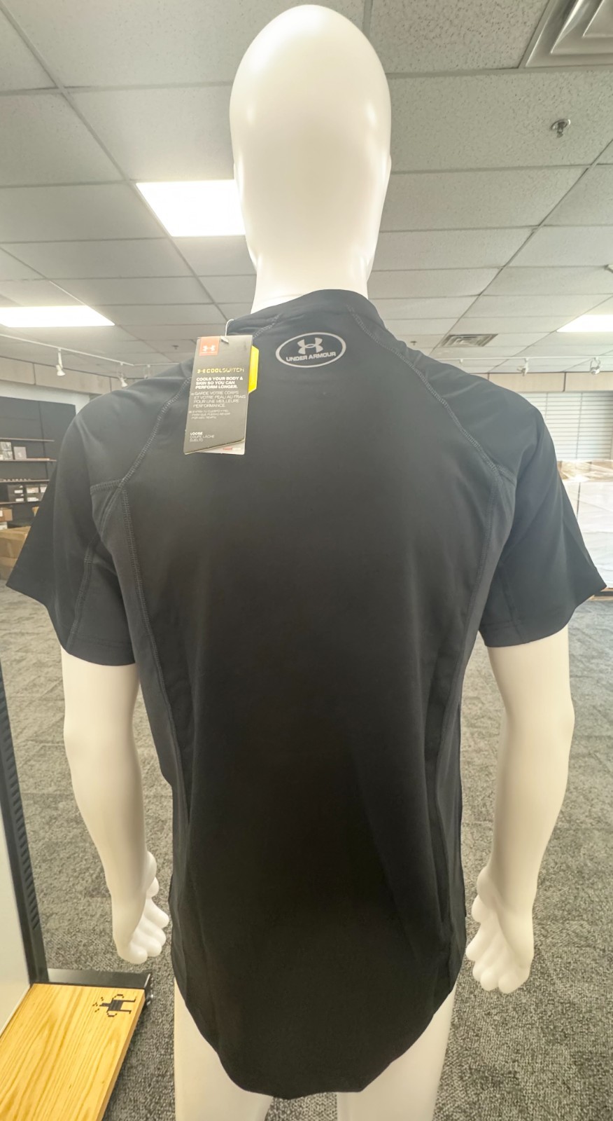 Under Armour Coolswitch T-Shirt Black Mens L gallery