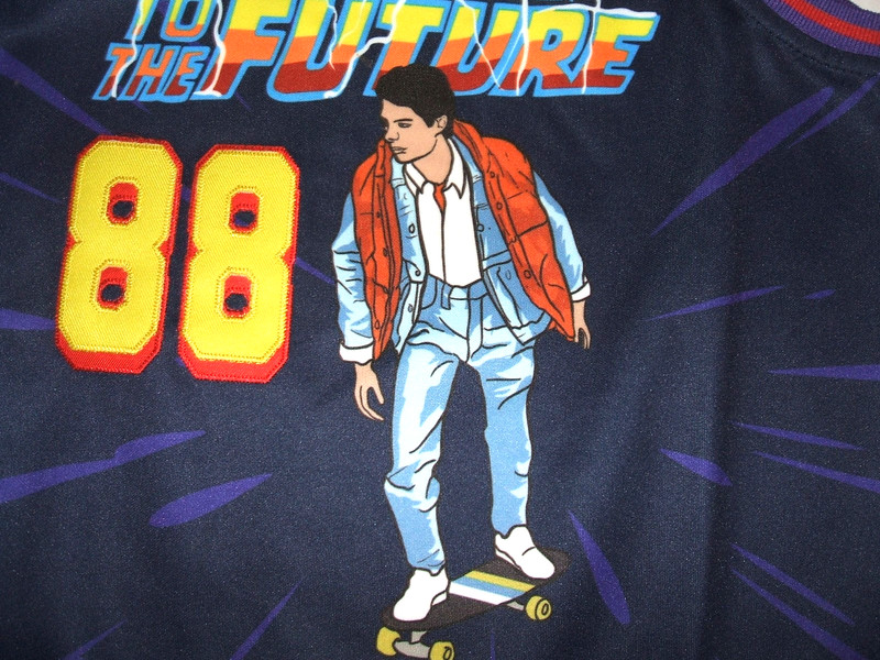 Basketball Jersey Back to the Future Men M Marty 88 Headgear Classics NWOT gallery
