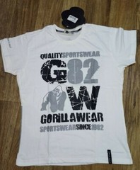 Gorilla Wear Gym T Shirt Bodybuilding Top Workout Cotton M BRAND NEW 82 TEE