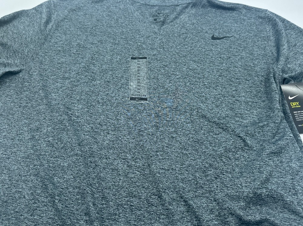 Nike Dri-FIT Anti Odor Shirt Mens XL Running Training Top Heathered(546)