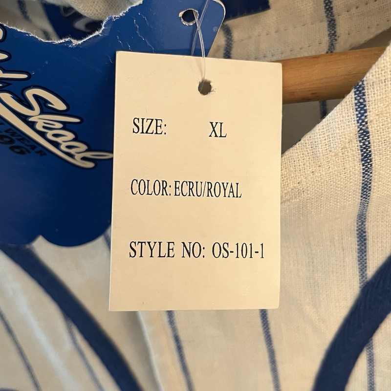 Old School NY 96 Baseball Jersey Button Up Short Sleeve Cap Hat Urban NWT New gallery