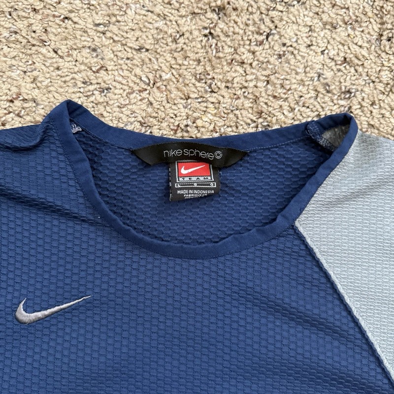 Vintage Nike Sphere Dry Athletic Workout Running Long Sleeve Shirt Men’s L gallery