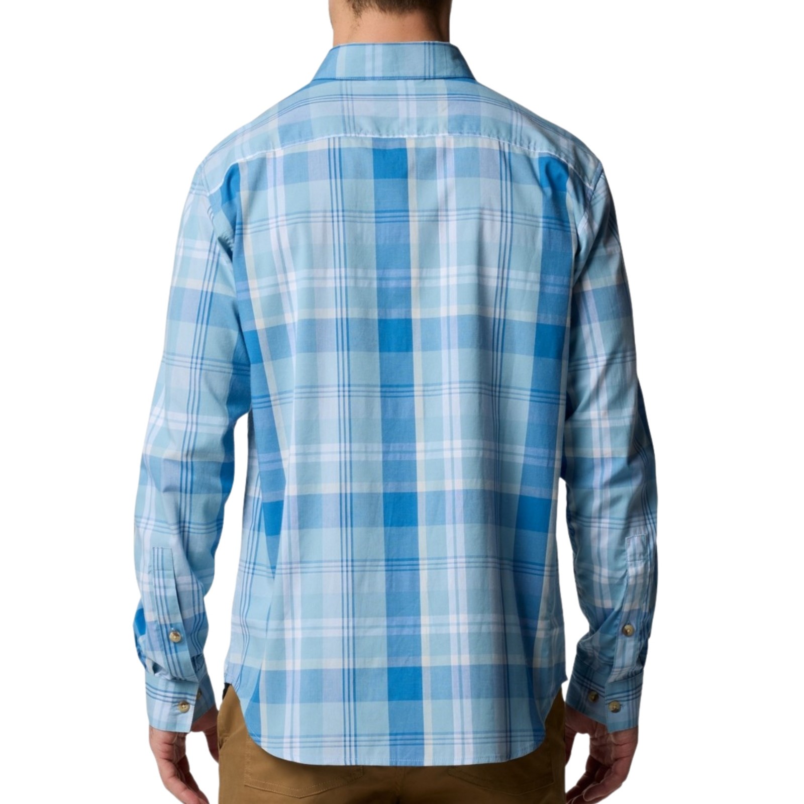 COLUMBIA Rapid Rivers II Long Sleeve Shirt sz 2XL XX-Large Blue Plaid gallery