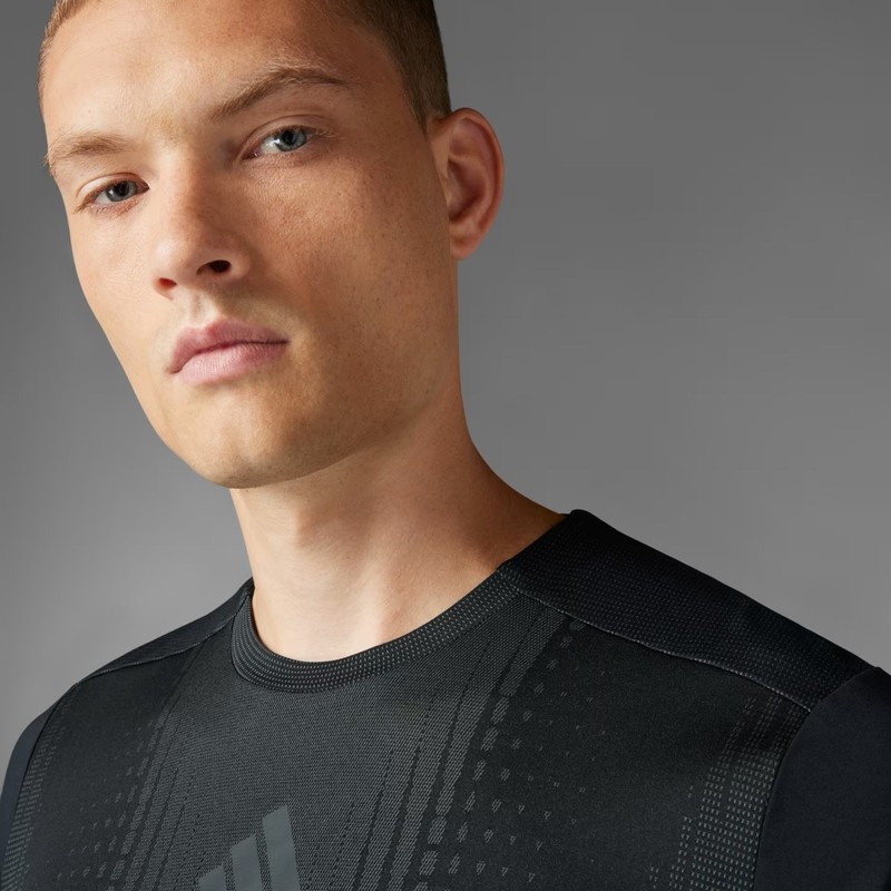 Adidas Air Chill Climacool+ T-Shirt Running Training Black Mens LARGE JI8196 gallery