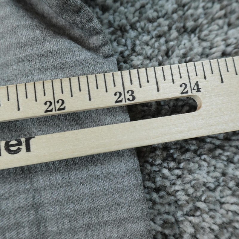 Eddie Bauer Shirt Mens XLT Gray Waffle Knit Grid Fleece Thermal Long Sleeve Hike gallery
