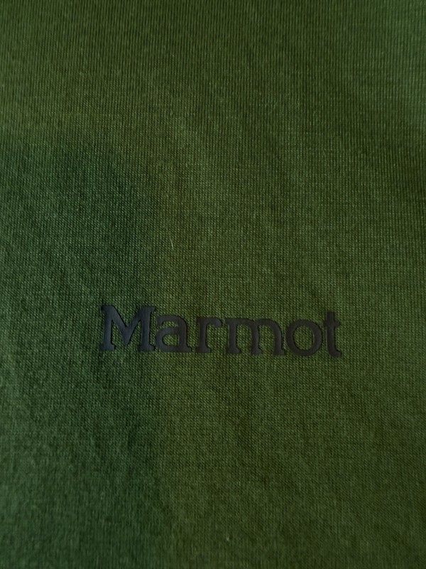 Marmot Mens Green / Grey Crossover HOODY shirt thin hiking L lightweight NWT gallery