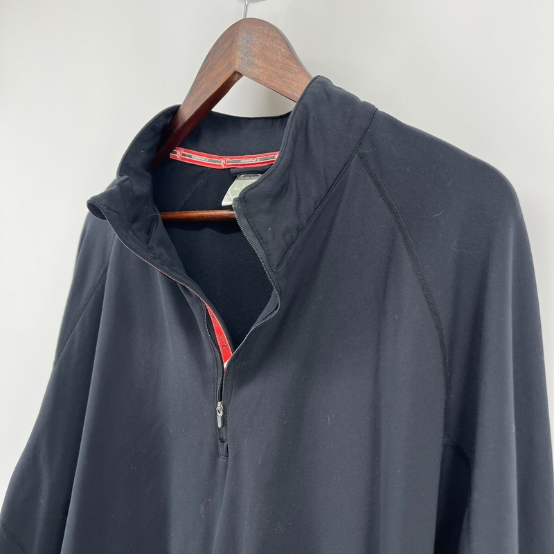 Levelwear Pullover Men XL Black 1/4 Zip Long Sleeve Golf Stonebriar CC Shirt gallery