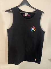 Nike Tank Top Gilbert Baker Pinwheel Rainbow Medium Black