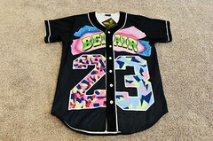 PIZOFF Belair Fresh Prince Button Up Baseball Style Jersey NWT Adult Size XL