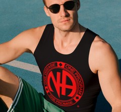 Narcotics Anonymous ONE DISEASE, PROGRAM, PROMISE Unisex Tank Top FREE SHIPPING
