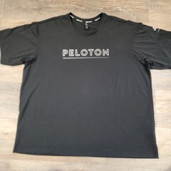 ADIDAS X PELOTON Training Short Sleeve Tshirt Black Logo Men’s XL Spin Cycling