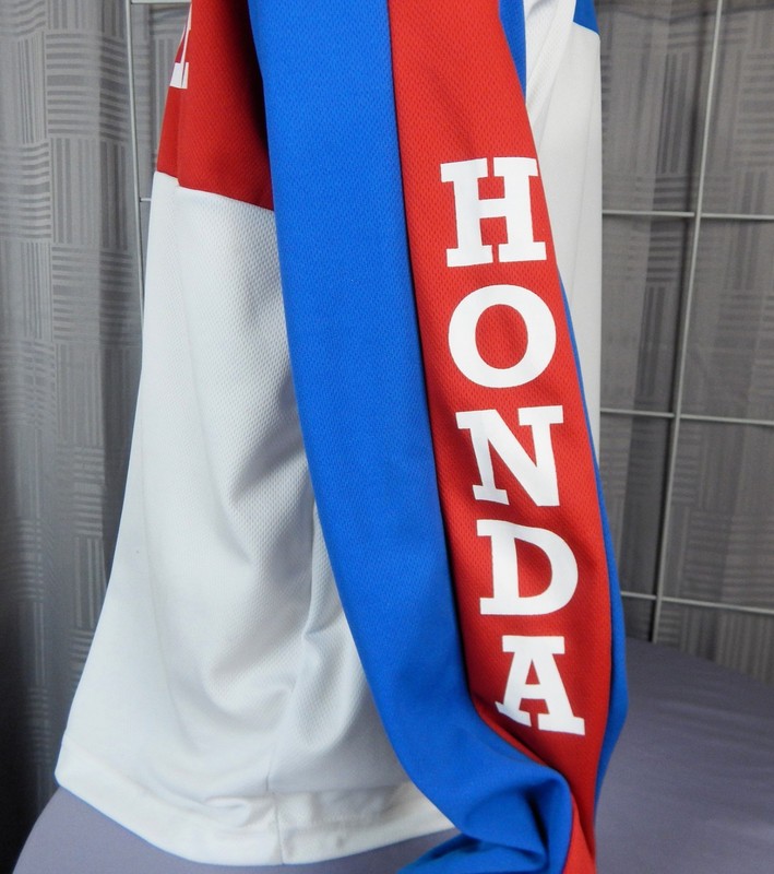 Honda Reign VMX Vintage Collection Motocross Jersey Blue Red White Size XL gallery