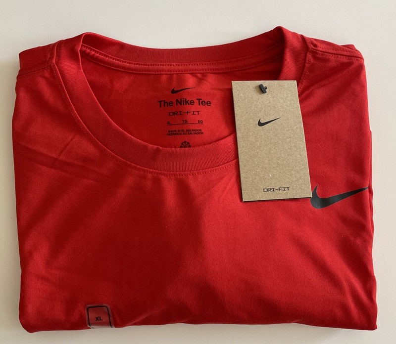 Nike Dri-Fit Men's Training Tee Shirt XLarge RedBlack gallery