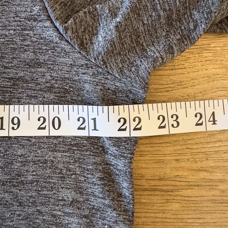 Quince Flowknit Breeze Performance Gym Running Tee-Charcoal-Men's Size L-RRP $58 gallery
