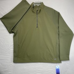 $148 NEW Outerknown Active Men’s XXL Warm Up 1/4 Zip Pullover Jacket Olive Green