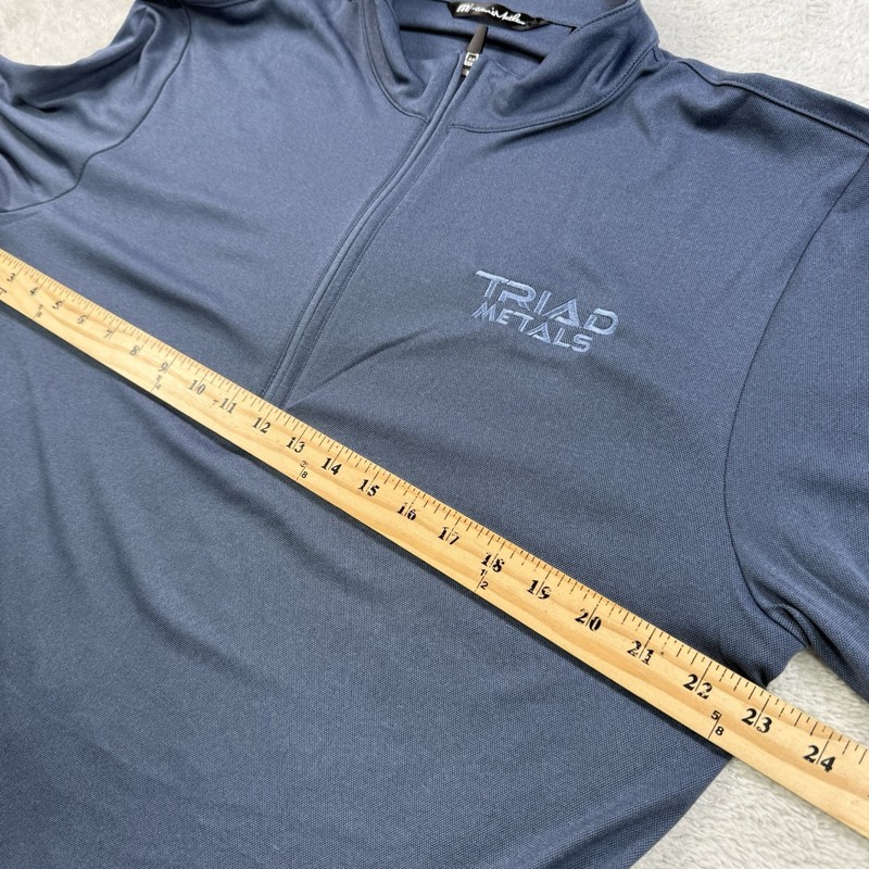 Travis Mathew Pullover Mens XL Grey 1/4 Zip Performance Golf Active Athletic gallery