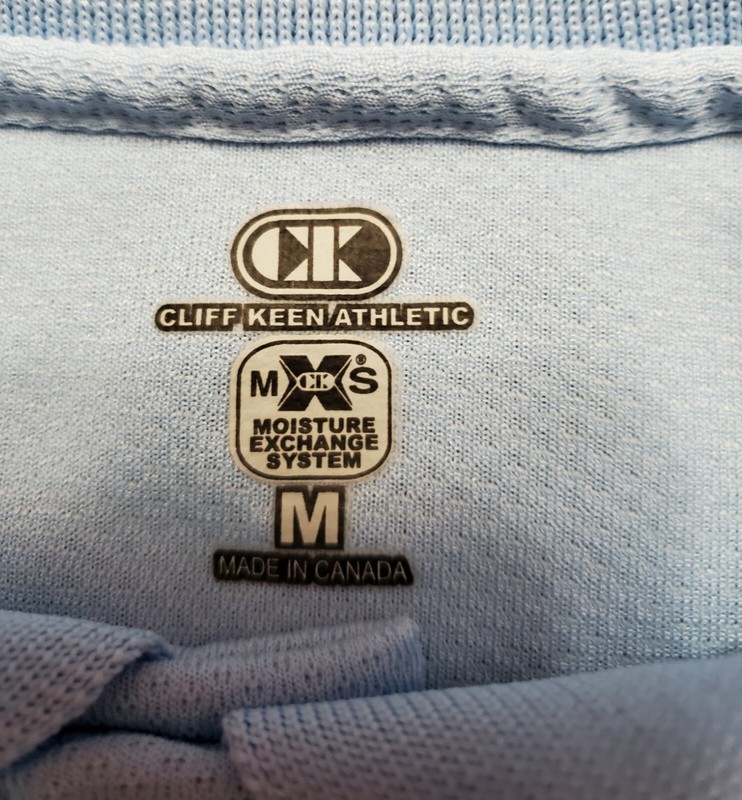Cliff Keen Athletic Signature Series Gerry Davis Polo Mens Medium Blue gallery