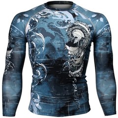 BTOPERFORM [FX-152B] Skin Compression Rash guard Under Tight Base layer Gym MMA