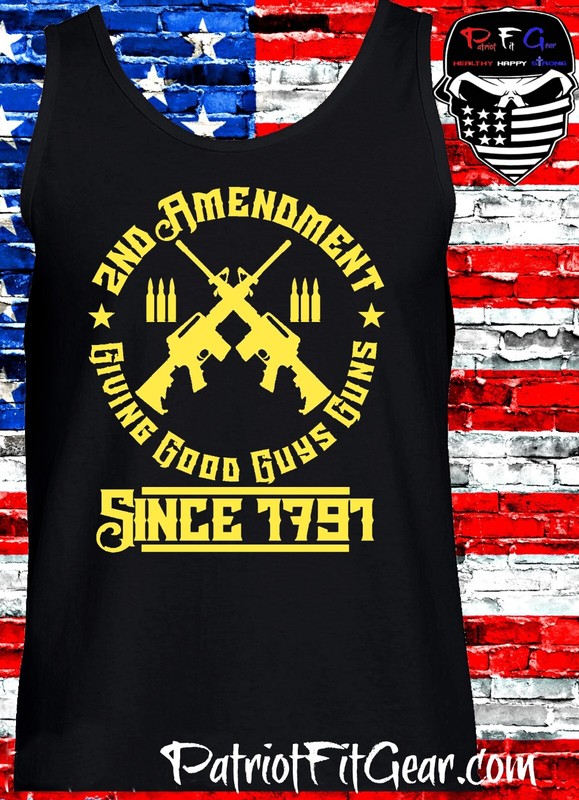 Tank Top,2nd Amendment Giving Good Guys Guns Since 1791,Molon Labe,Gun Rights,2A gallery