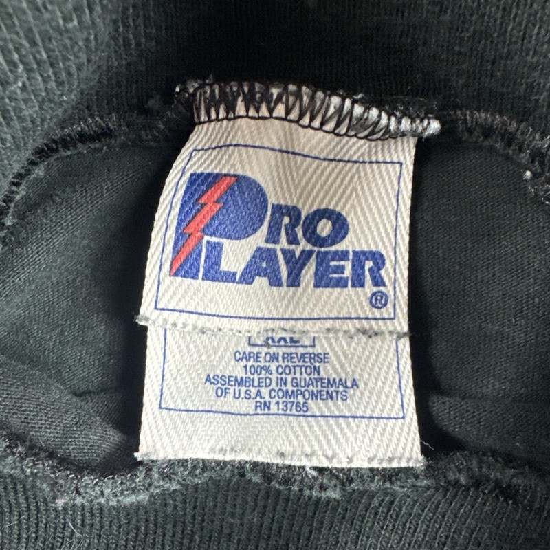 Chicago Blackhawks Pro Player Turtleneck Men’s XXL Black Sweatshirt L/S Vtg 90s gallery