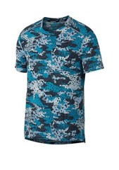 Nike, Rise 365 Camo Print Short-Sleeve Running Top | Wick (Choose Size + Color)