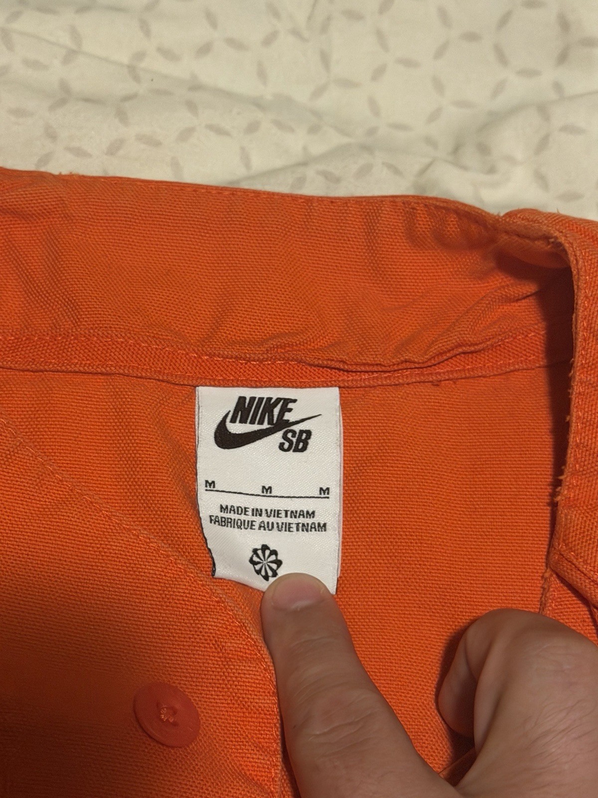 Nike DQ6282-891 SB MLB Skate Baseball Jersey - Rattan Orange ~ Size M gallery