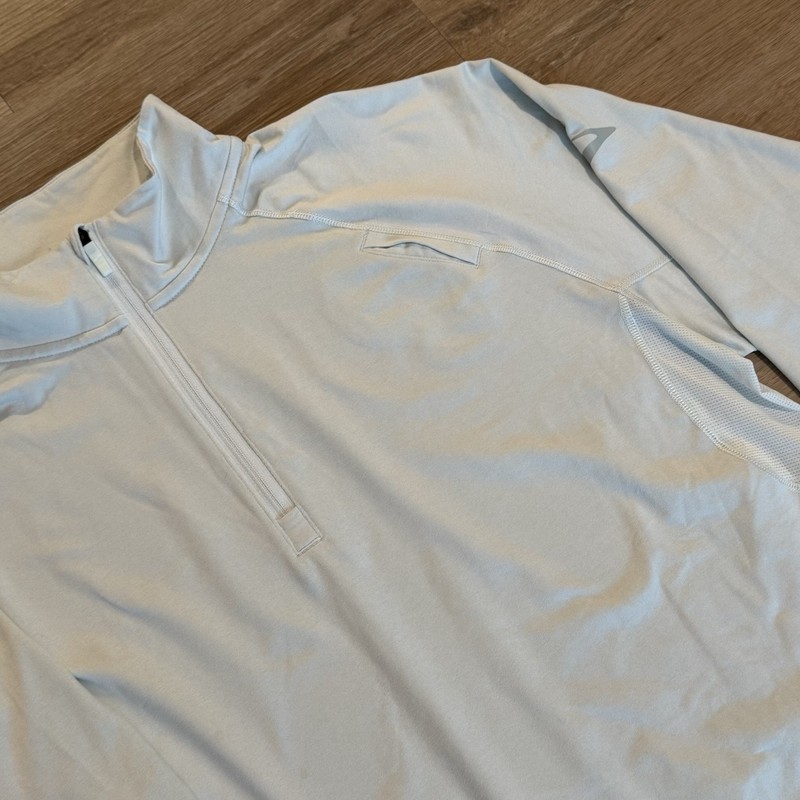 Brooks Dash 1/2 Zip Running Top Men’s Sz Large 211298-065 Icy Gray gallery