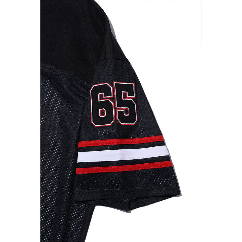 Mr. Olympia Rugby Jersey Mesh Training Shirt Oversized Gym Fitness Black L-4XL gallery