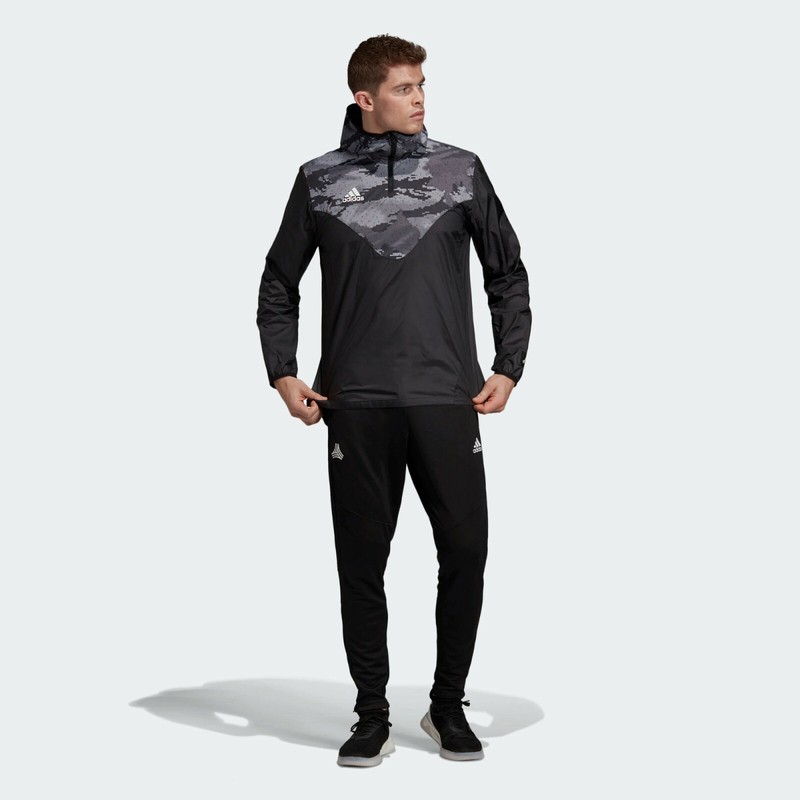 ✔️ adidas Soccer Tango ADV Windbreaker Black Camo Small 🚀 SAME DAY SHIPPING 🚀 gallery