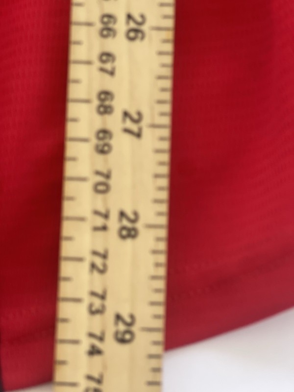 VTG Y2K Men’s XL Red Black Baseball Jersey #00 Smith Athletic Sport Hip Hop Stre gallery
