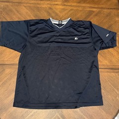 Starter Mens V-Neck Mesh Athletic Jersey Shirt Navy Blue Size 2XL RN70892