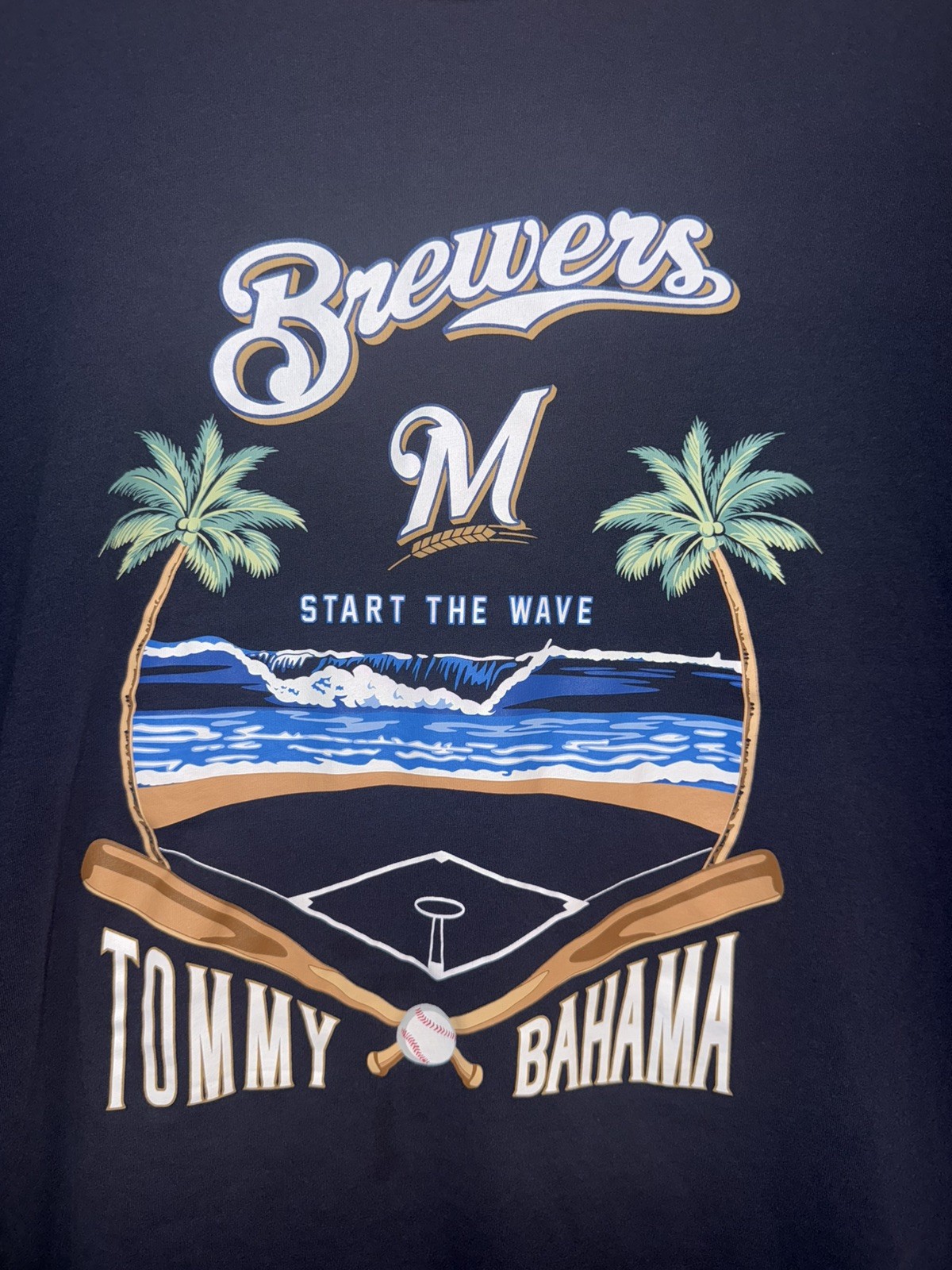Milwaukee Brewers Tommy Bahama Men T-Shirt Black XXL MLB gallery