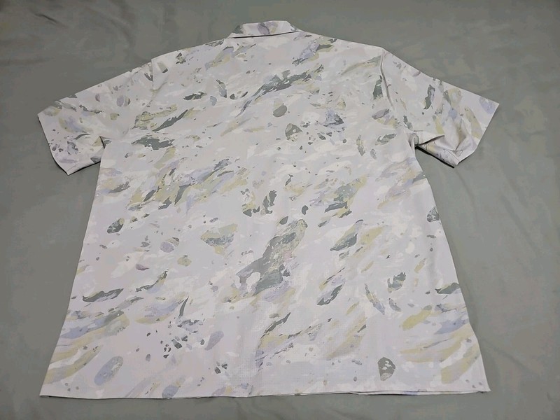 Lululemon Airing Easy Collar Short Sleeve Variegated Bloom SZ XL gallery