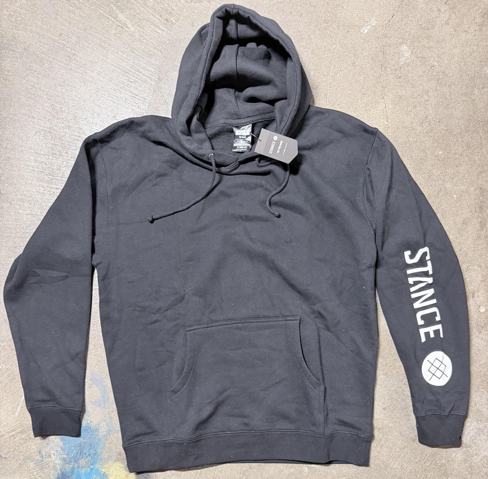 STANCE ICON HOODIE - BLACK Size LARGE gallery