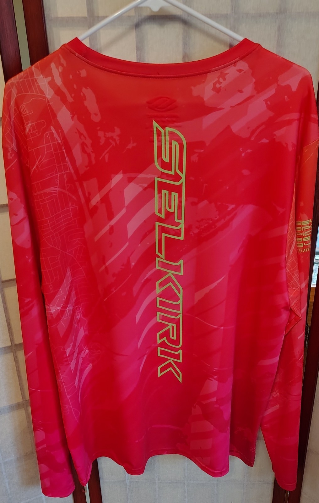 Selkirk Sport Performance Tee Men's Red Long Sleeve Athletic Crew Neck Size L gallery