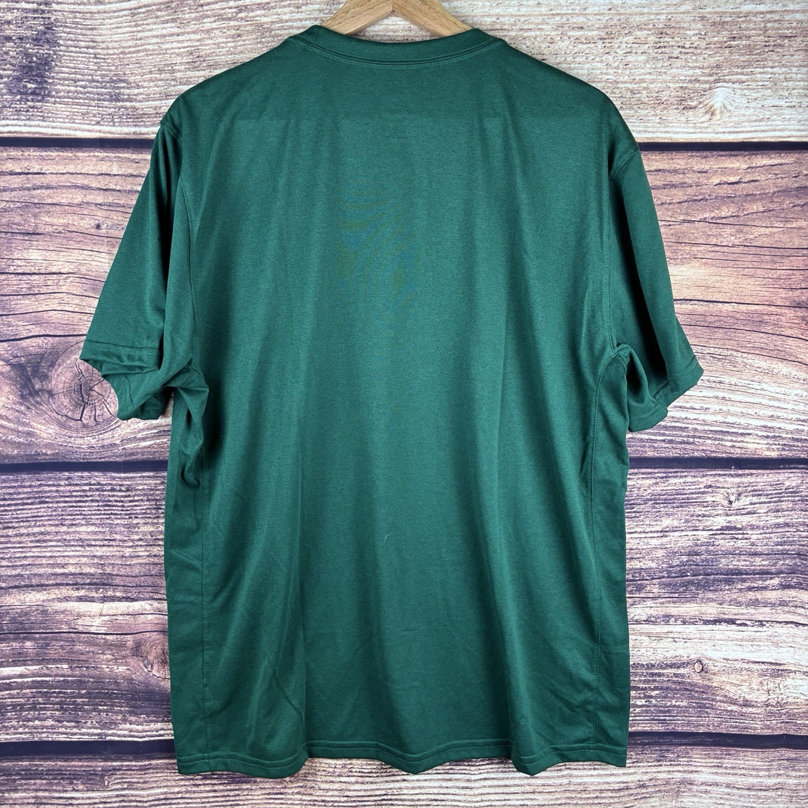 Nike Dri-Fit Men's Training T-Shirt Pine Green Silver Swoosh XL 727982-341 NWT gallery