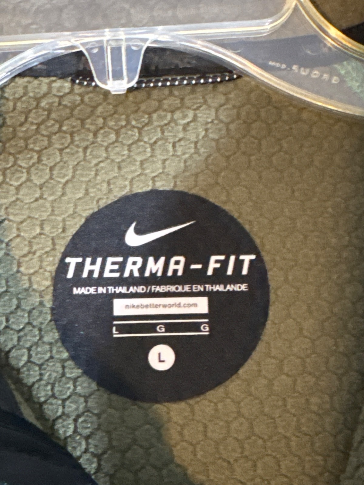 Men's Nike Therma Fit Sphere Shield Max Running Vest Size L Green gallery
