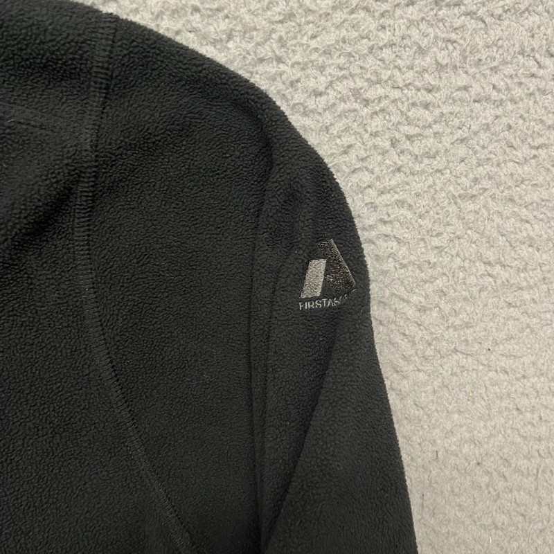 Eddie Bauer First Ascent Pullover Mens L Tall Black Fleece 1/4 Zip Polartec gallery