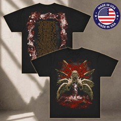 SIGNS OF THE SWARM Tour T Shirt Black Graphic Cotton Tee Deathcore Metal Band