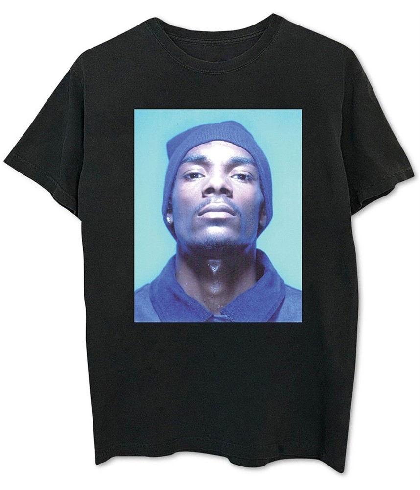 Band Specific Mens Snoop Beanie Graphic T-Shirt, black, S