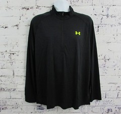 Under Armour 1328495 Men’s UA Tech 2.0 1/2 Zip LS Back Tee Shirt L NWT.