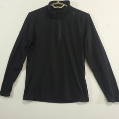 Lululemon 1/4 Zip Pullover Mens Large Black Long Sleeve Athletic Training Top